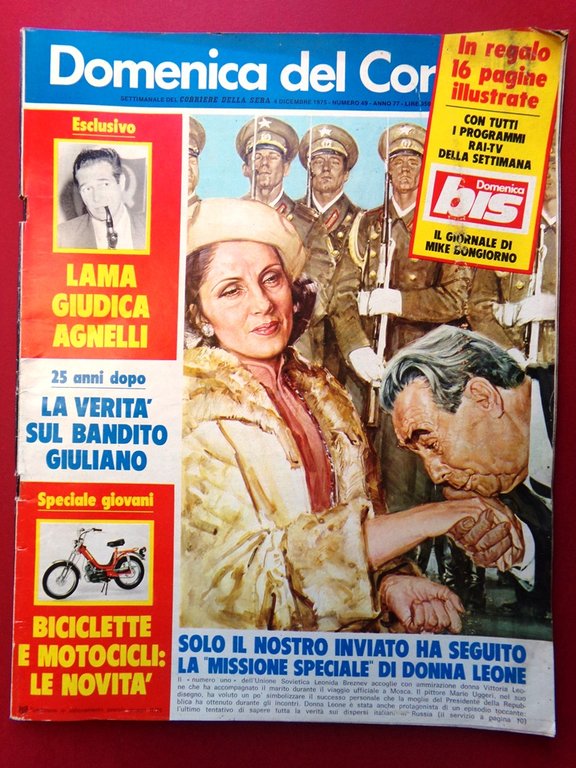 La Domenica del Corriere 4 Dicembre 1975 Lama Ughi Corso … | Immagine Gallery 1