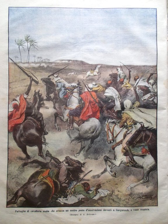 La Domenica del Corriere 4 Febbraio 1912 Capecelatro Infermiere Lorenzi …