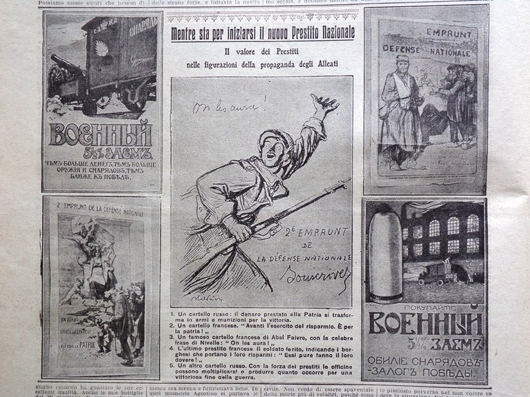 La Domenica del Corriere 4 Febbraio 1917 WW1 Pitti Salonicco …