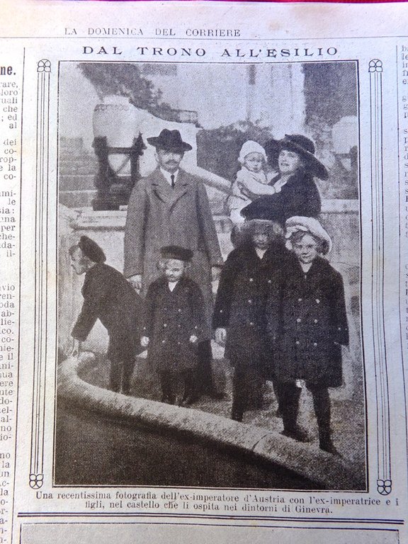 La Domenica del Corriere 4 Gennaio 1920 Musulmane Croce Rossa …