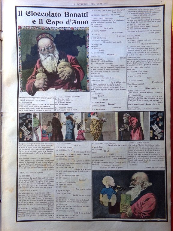 La Domenica del Corriere 4 Gennaio 1920 Musulmane Croce Rossa …