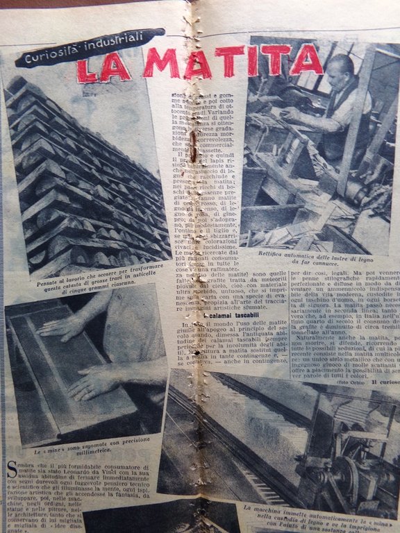 La Domenica del Corriere 4 Giugno 1944 WW2 Loyang Mensa …