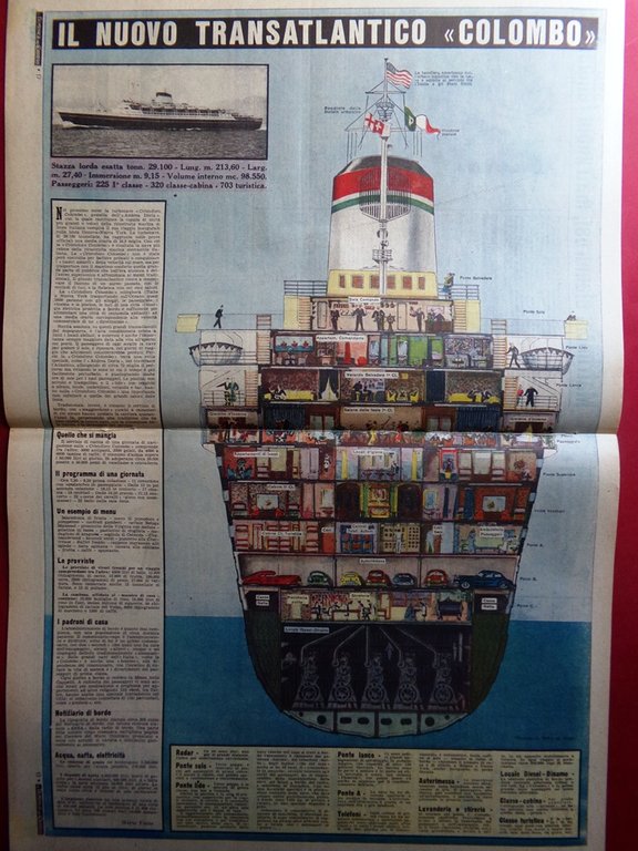 La Domenica del Corriere 4 Luglio 1954 Galilei Collo Cechov … | Immagine Gallery 2