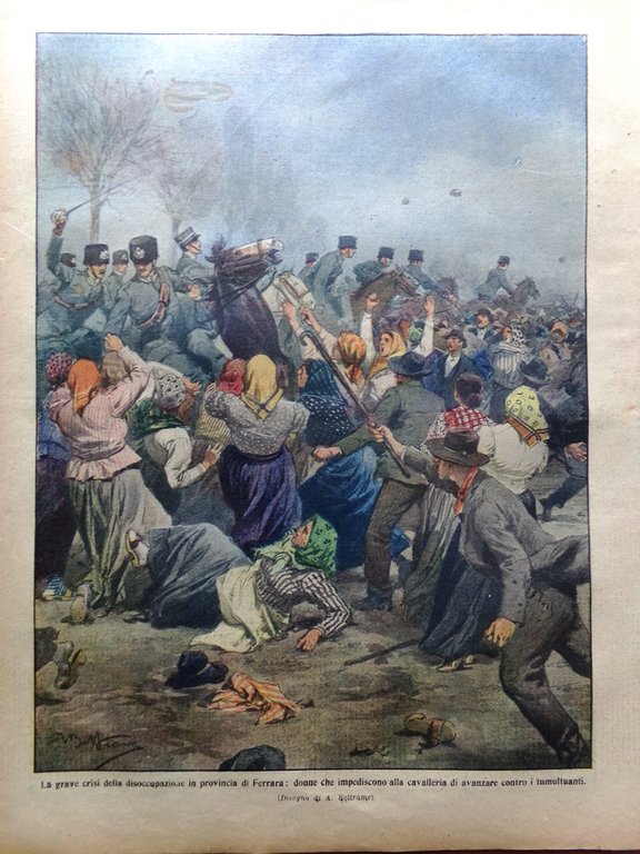 La Domenica del Corriere 4 Maggio 1913 Fiera Lentini Libia …