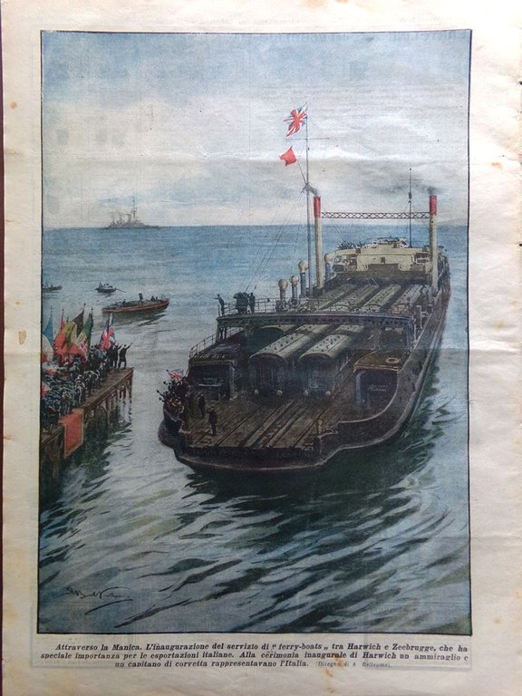 La Domenica del Corriere 4 Maggio 1924 Morte di Eleonora …