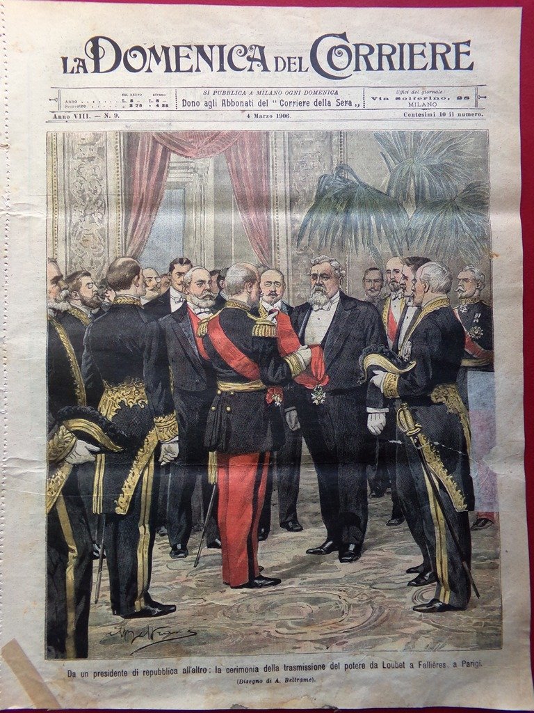 La Domenica del Corriere 4 Marzo 1906 Austria Ungheria Haiti … | Immagine principale