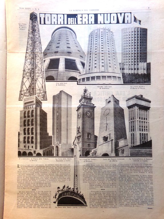 La Domenica del Corriere 4 Marzo 1934 Morte Re Alberto …