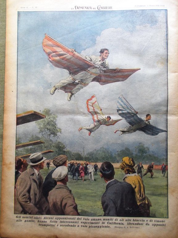 La Domenica del Corriere 4 Marzo 1939 Hitler e Nuvolari …