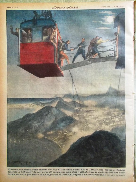 La Domenica del Corriere 4 Marzo 1951 Crociata Calvet Ricordi …