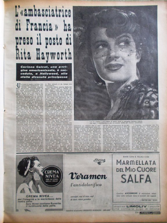 La Domenica del Corriere 4 Marzo 1951 Crociata Calvet Ricordi …