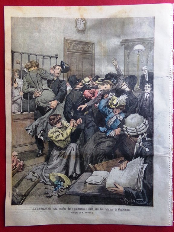 La Domenica del Corriere 4 Novembre 1906 Chartres Kopenick Disastro … | Immagine Gallery 3