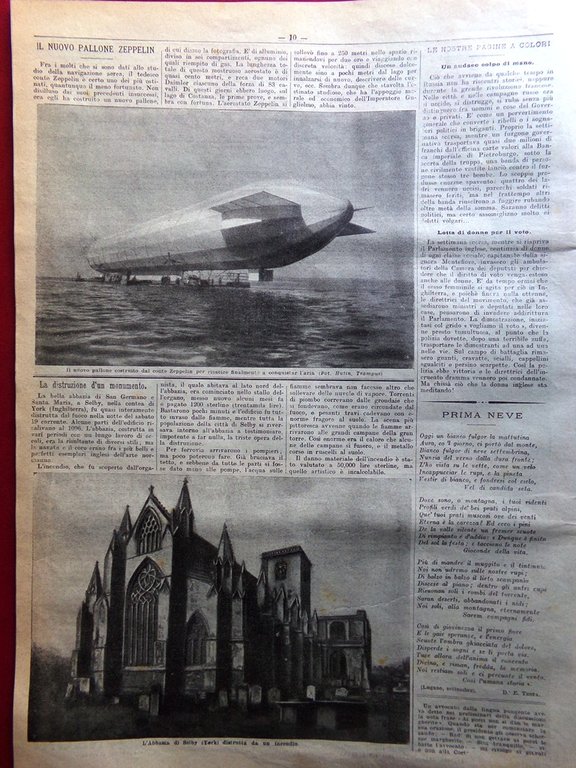 La Domenica del Corriere 4 Novembre 1906 Chartres Kopenick Disastro … | Immagine Gallery 4