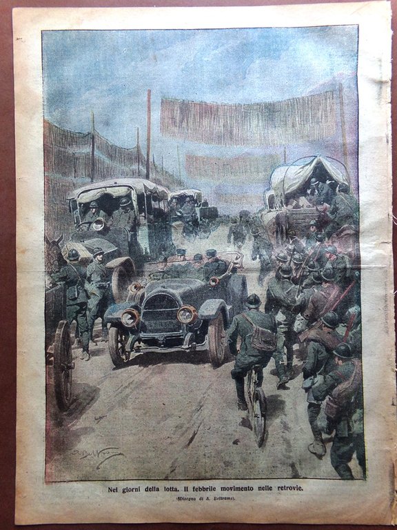 La Domenica del Corriere 4 Novembre 1917 WW1 Austria Tommasucci …