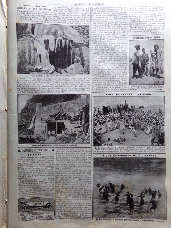 La Domenica del Corriere 4 Ottobre 1914 WW1 Prussia Guerra …