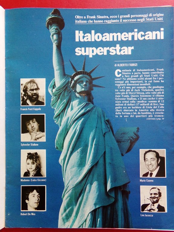 La Domenica del Corriere 4 Ottobre 1986 Sinatra Ciotti Gucci …
