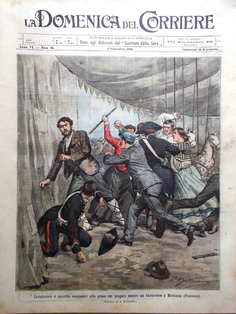 La Domenica del Corriere 4 Settembre 1904 Montenegro Mole Santa …