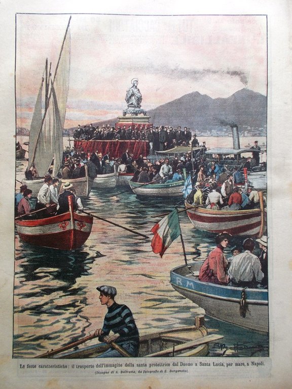 La Domenica del Corriere 4 Settembre 1904 Montenegro Mole Santa …