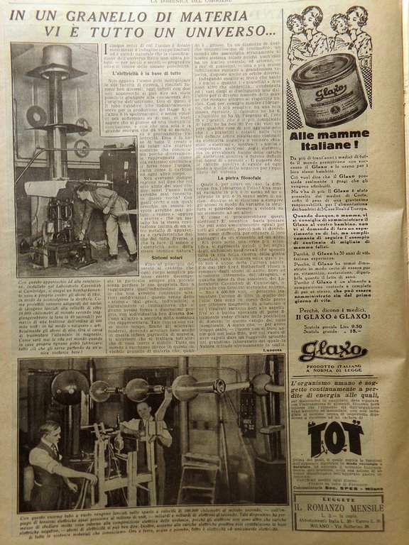 La Domenica del Corriere 4 Settembre 1932 Manovre Ellero Gorilla …