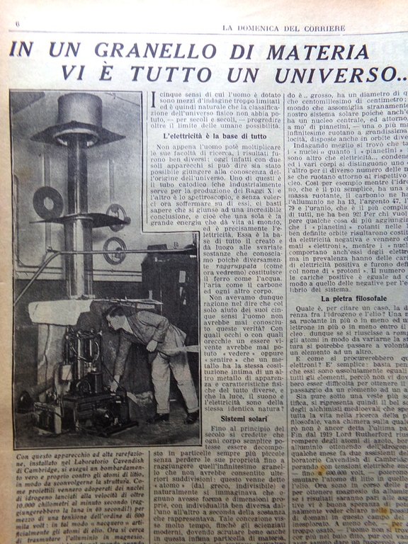 La Domenica del Corriere 4 Settembre 1932 Manovre Ellero Gorilla …