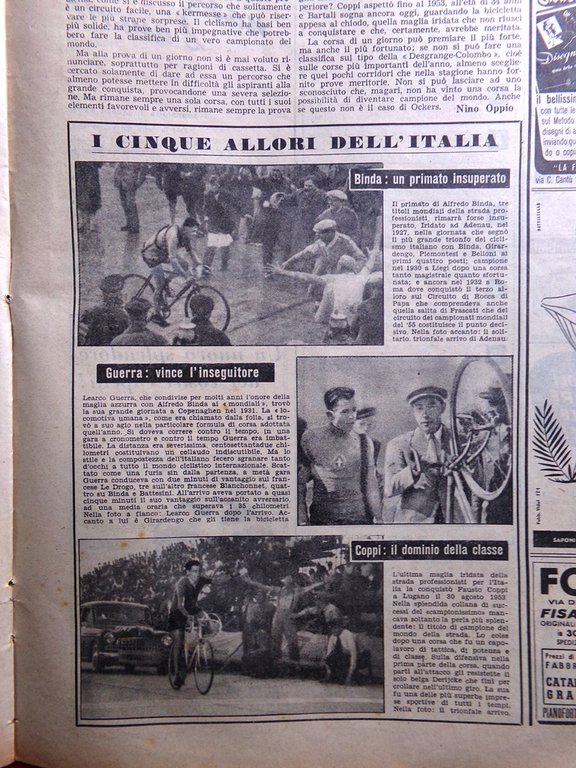 La Domenica del Corriere 4 Settembre 1955 Chaplin Necrofori Ancona …