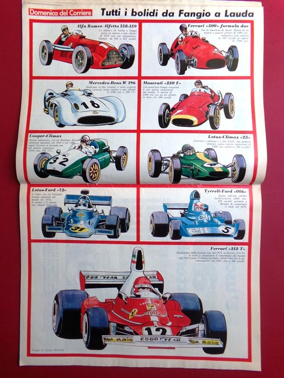 La Domenica del Corriere 4 Settembre 1975 Kissinger Formula Uno …