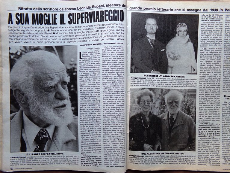 La Domenica del Corriere 4 Settembre 1982 Madre Teresa Umberto …