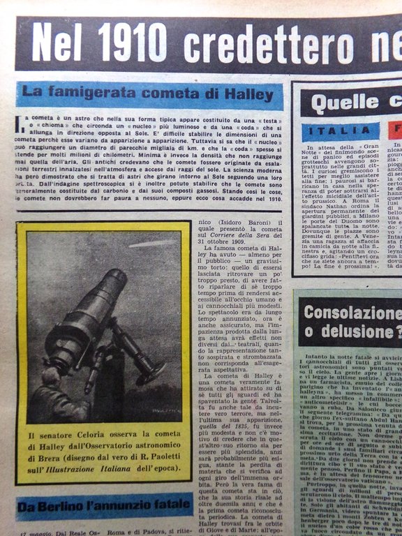 La Domenica del Corriere 5 Agosto 1951 Pisciotta Bartali Cometa …