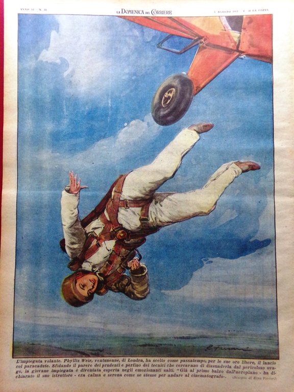 La Domenica del Corriere 5 Agosto 1951 Pisciotta Bartali Cometa …