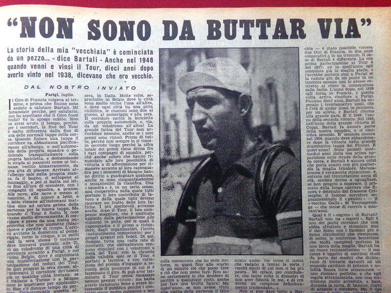 La Domenica del Corriere 5 Agosto 1951 Pisciotta Bartali Cometa …