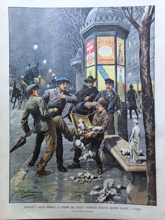 La Domenica del Corriere 5 Aprile 1903 Castello Lucchio Porto …