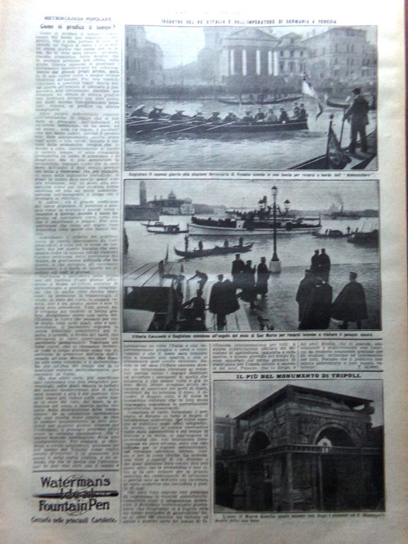 La Domenica del Corriere 5 Aprile 1914 Frana Clauzetto Mistral …