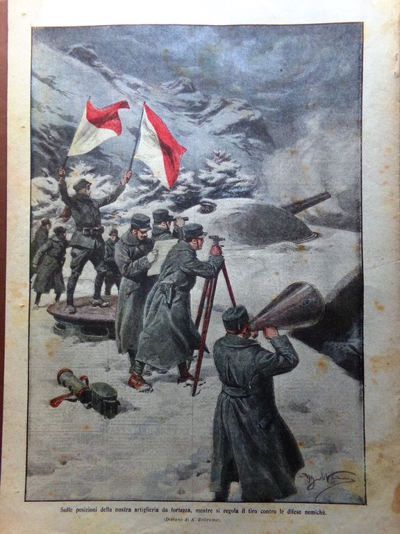 La Domenica del Corriere 5 Dicembre 1915 WW1 Ivanova Medaglie …