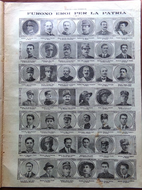La Domenica del Corriere 5 Dicembre 1915 WW1 Ivanova Medaglie …