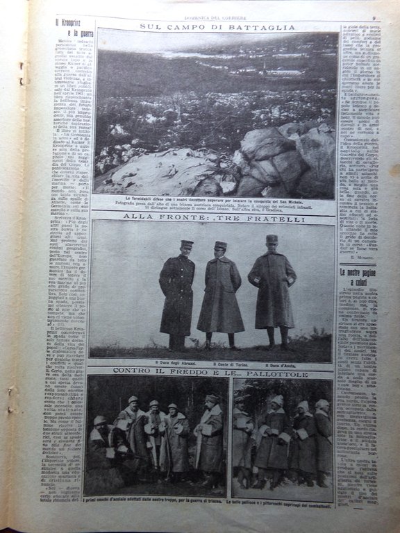 La Domenica del Corriere 5 Dicembre 1915 WW1 Ivanova Medaglie …