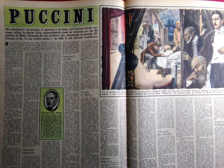 La Domenica del Corriere 5 Dicembre 1954 Maglioli Puccini Raffaella … | Immagine Gallery 2