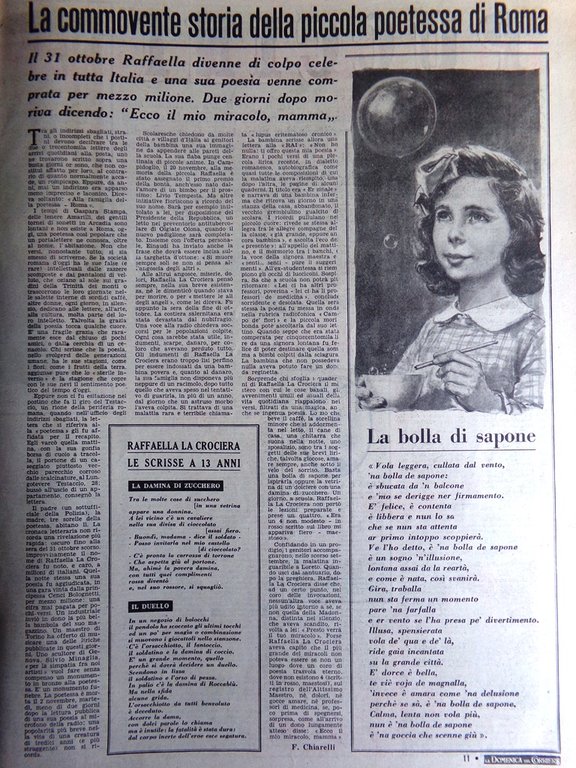La Domenica del Corriere 5 Dicembre 1954 Maglioli Puccini Raffaella … | Immagine Gallery 4