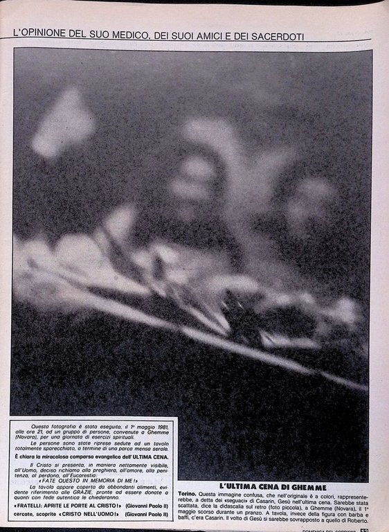 La Domenica del Corriere 5 Dicembre 1981 Antognoni Bensi Davide …