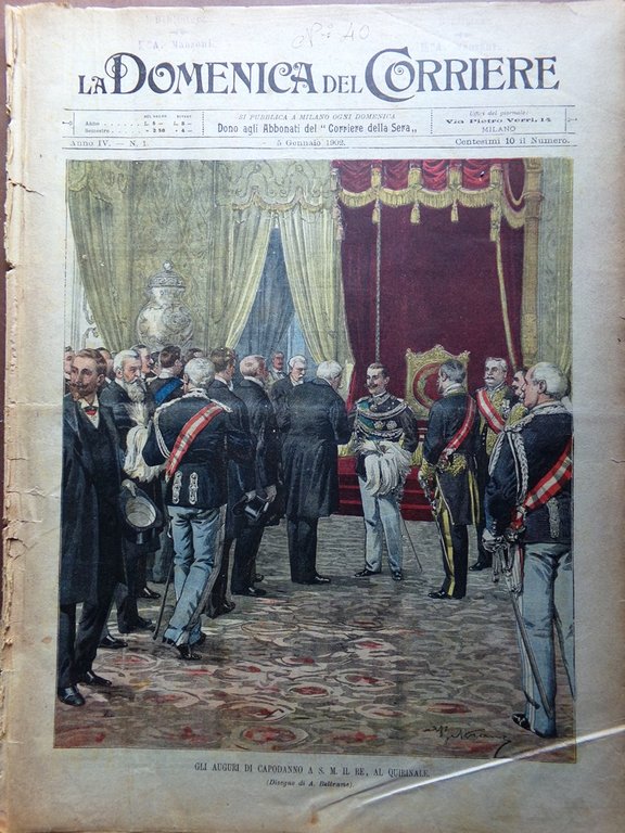 La Domenica del Corriere 5 Gennaio 1902 Forlai Ponte Ciralleyes … | Immagine Gallery 1