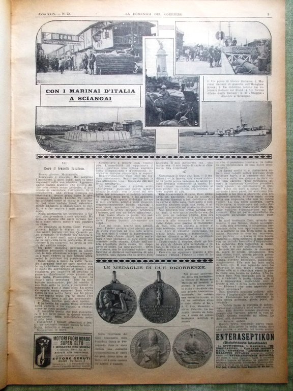 La Domenica del Corriere 5 Giugno 1927 Alfieri Torino Canberra …