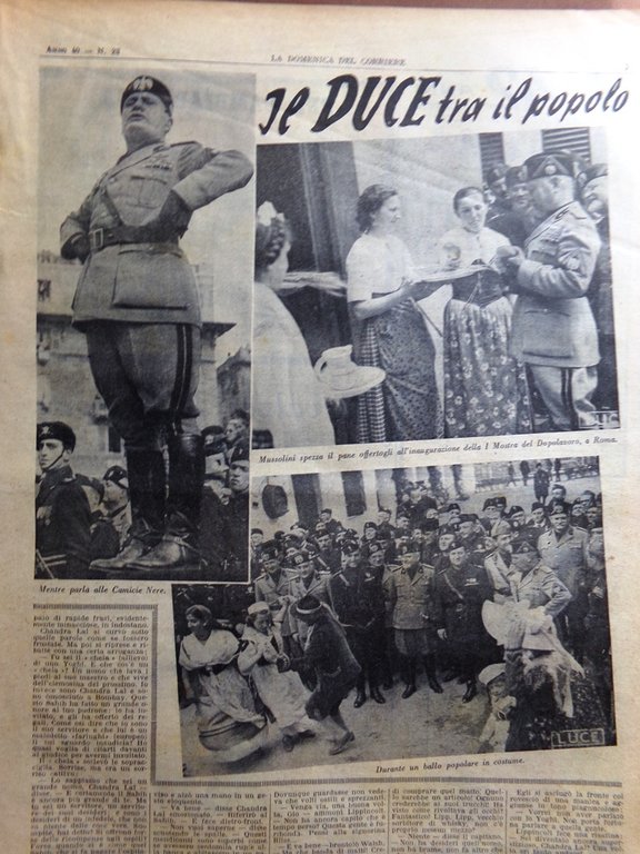 La Domenica del Corriere 5 Giugno 1938 Coppa Mondo Indovino …