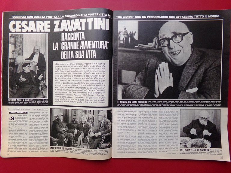 La Domenica del Corriere 5 Giugno 1975 Suez Zavattini Ligabue …