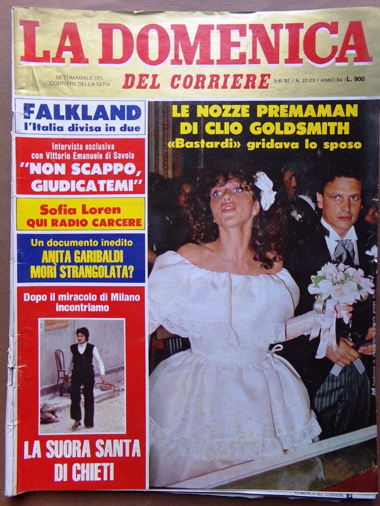 La Domenica del Corriere 5 Giugno 1982 Lemmon De Sio …