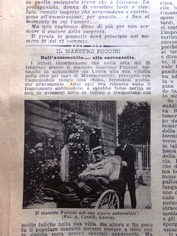 La Domenica del Corriere 5 Luglio 1903 Puccini Gigli Nola … | Immagine Gallery 4