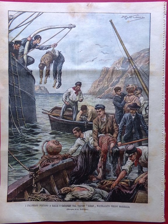 La Domenica del Corriere 5 Luglio 1903 Puccini Gigli Nola … | Immagine Gallery 5