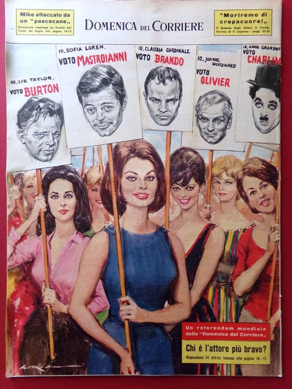 La Domenica del Corriere 5 Luglio 1964 WW1 Bikini Foto … | Immagine Gallery 3