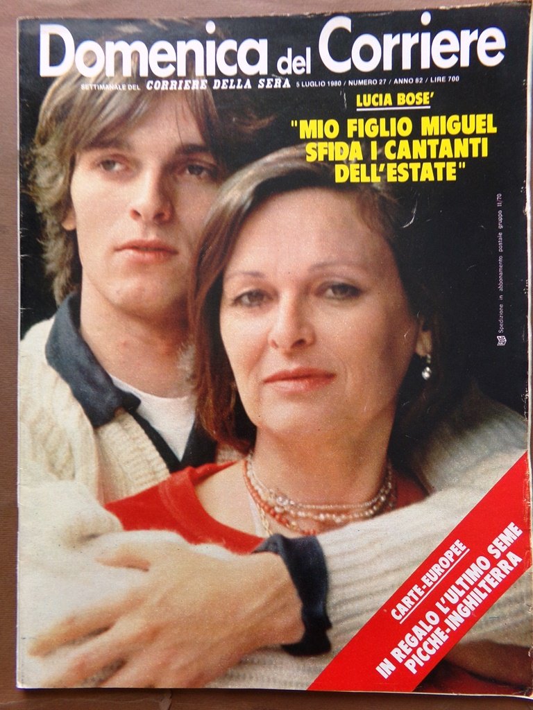La Domenica del Corriere 5 Luglio 1980 Moravia Maradona Gandhi …