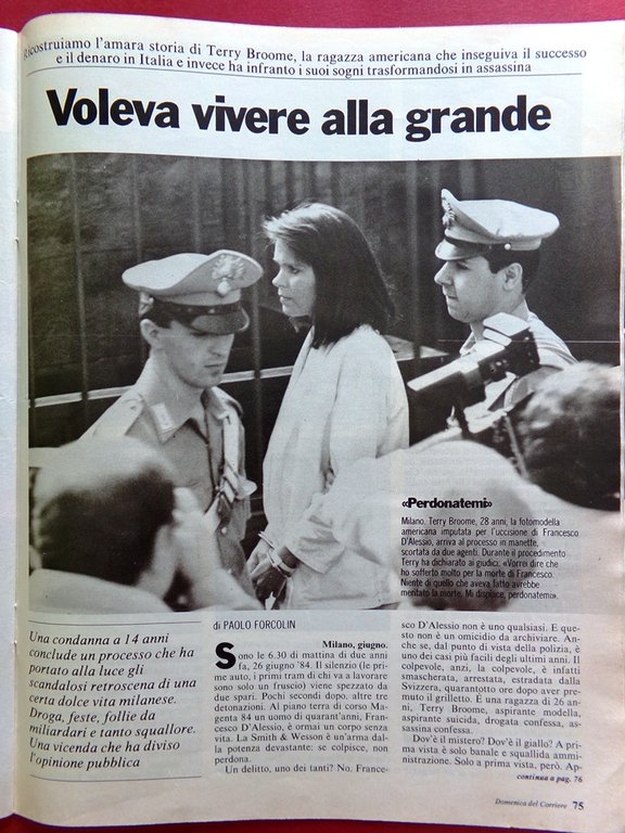 La Domenica del Corriere 5 Luglio 1986 Chernobyl Bearzot Broome …