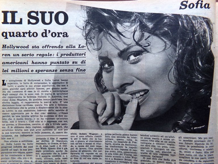 La Domenica del Corriere 5 Maggio 1957 Loren Yeti Lava …