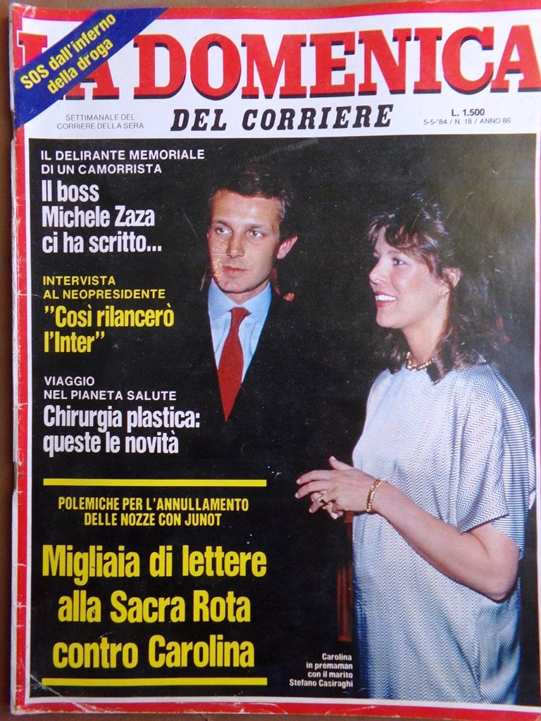 La Domenica del Corriere 5 Maggio 1984 Vasco Rossi Pellegrini …