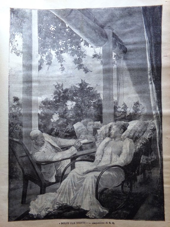 La Domenica del Corriere 5 Novembre 1899 Arte nei Cimiteri …